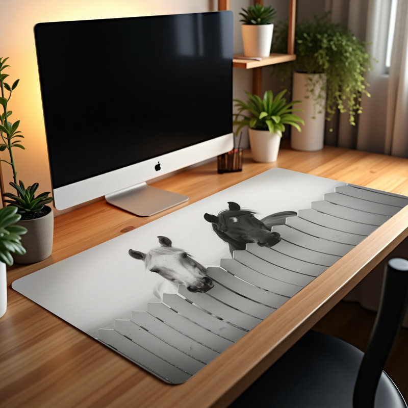 Polyester Desk Pad, 31.5x15.5