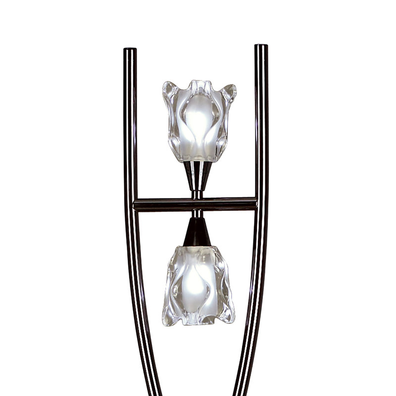Watchman 170cm Novelty Floor Lamp, Black Chrome