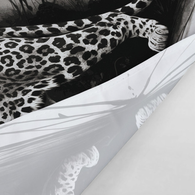 Tapisserie murale Big Cats, 88 po x 104 po