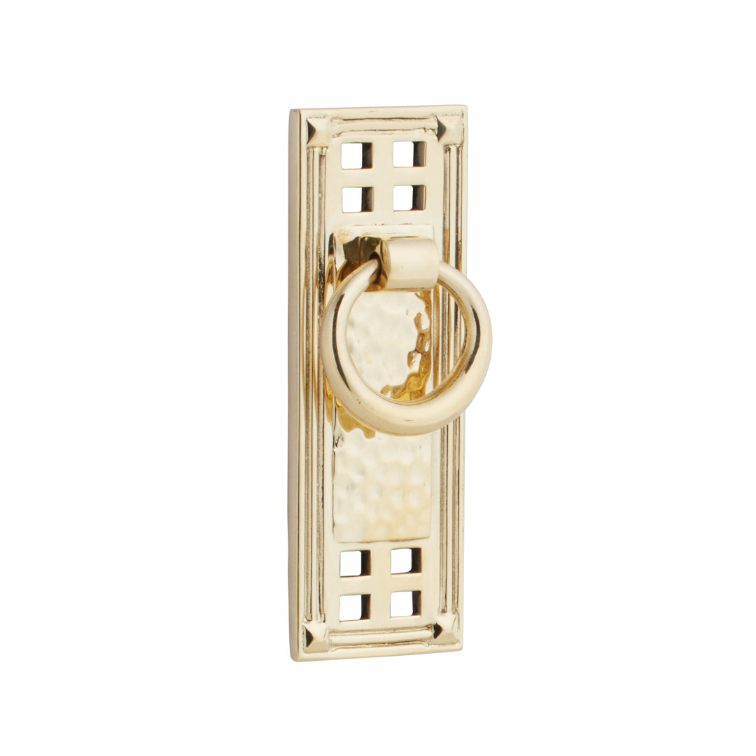 Emtek Hammered Vertical Ring Pull 1-1/2" Center-to-Center Emtek 