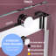 Porte de douche coulissante double 72 po - 76 po en verre trempé de 3/8 po (10 mm), rail en acier inoxydable, 4 roulettes, construction robuste, X 76 po, raccords, fonctionnement stable
