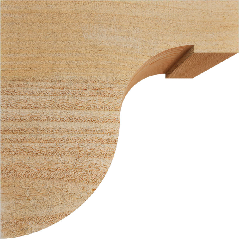 Del Monte Corbel, H 10 po x l 6 po x P 10 po, Sapin de Douglas, Sciage brut