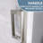 44" - 48" W x74" H Single Sliding Frameless Shower Door with Clear Tempered Glass-109701292