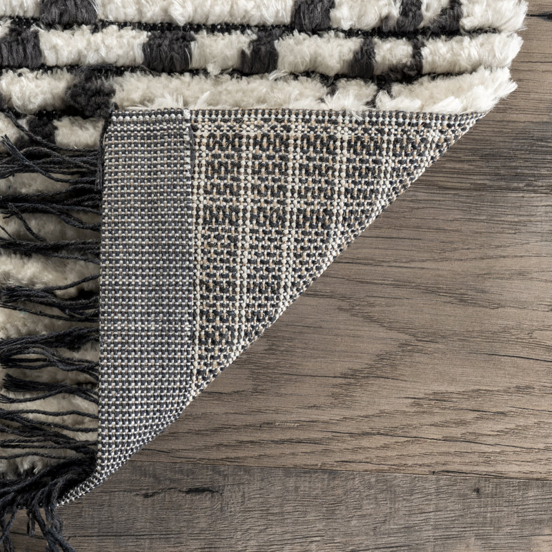 Tapis à poil long Herchel, Rectangle 4 pi x 6 pi