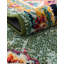 Tapis abstrait vert / orange Galyean-126478062-132134827