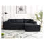 Canapé convertible en L 2 pièces dans une boîte avec coussins, canapé modulaire 3 places, meubles de salon compressés-1055756841