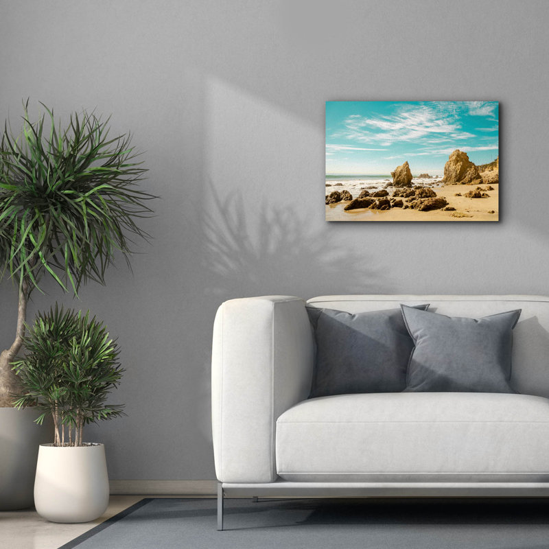 Art mural sur toile Epic Graffiti «El Matador Beach, Malibu» par Elena Chukhlebova, 26 po x 18 po, H 18 po x l 26 po