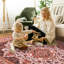 Tapis à motif floral lavable Fillender-105524146