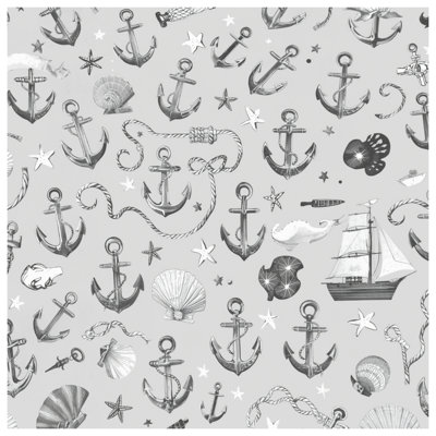 Édredon Nautical Anchor Shells