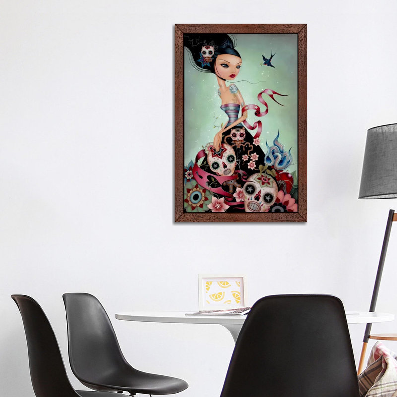 Dream Escape by Caia Koopman - Painting on Canvas, 66.04 cm H x 45.72 cm W, Brown Floater Framed