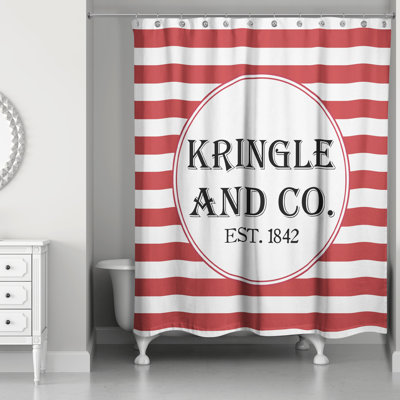 Rideau de douche simple Graf Kringle and Co.