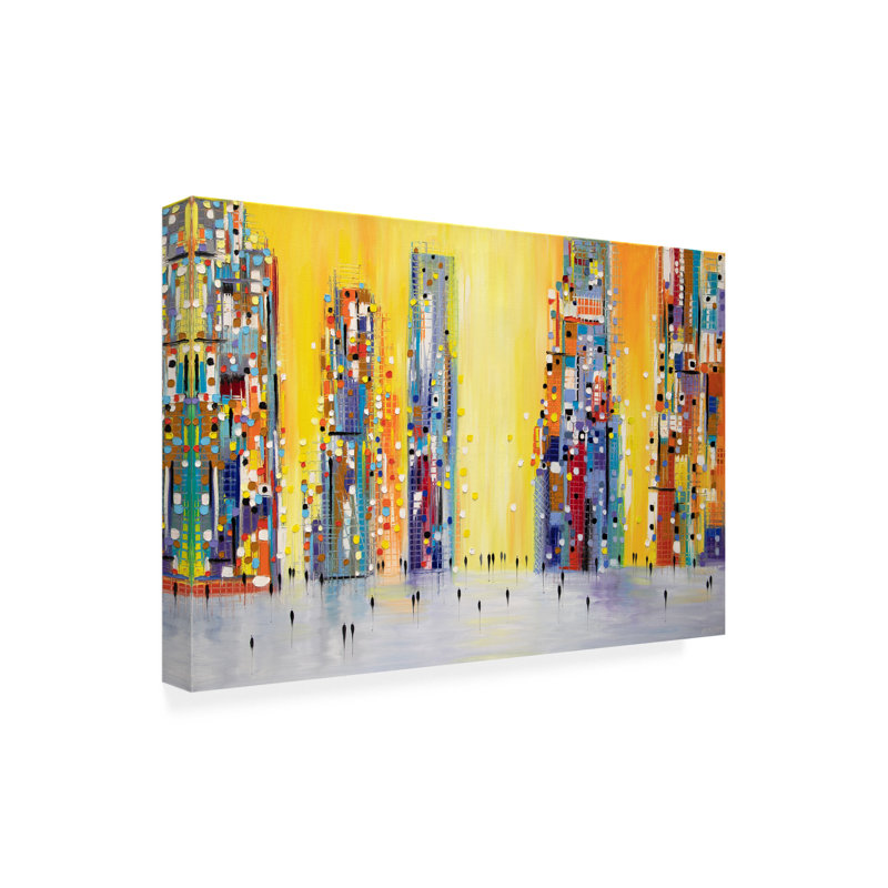 Œuvre sur toile, Ekaterina Ermilkina, H 12 po x l 19 po