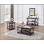 Table basse avec plateau en verre Traditional