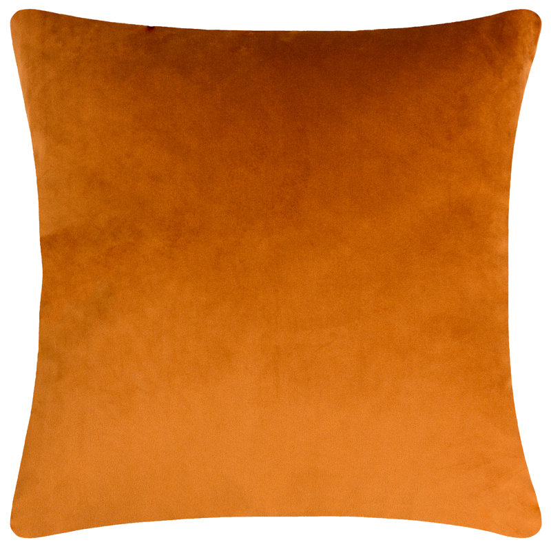 Square Cushion, Ginger/Navy