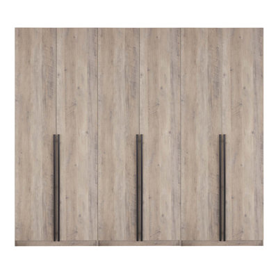 Lee Freestanding Wardrobe Closet with Hanging Rods, Shelves, and Drawers by Manhattan Comfort