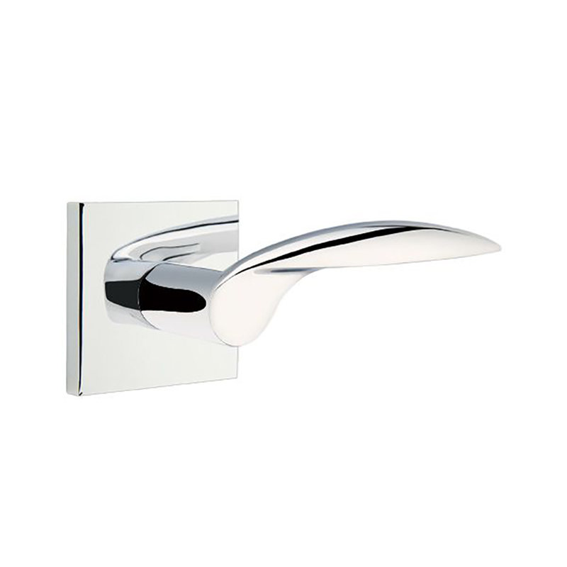 Levier de porte avec rosette Mercury Passage, Droite, Chrome brillant