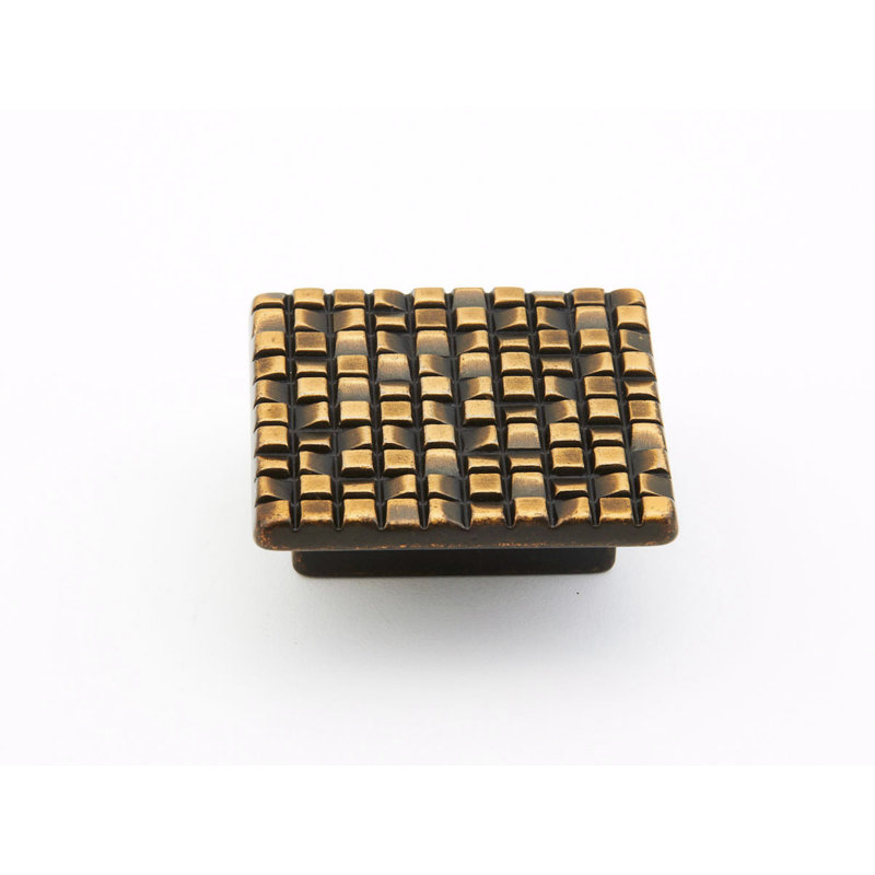 Schaub Mosaic Cabinet Knob 1-7/8", French Antique Bronze