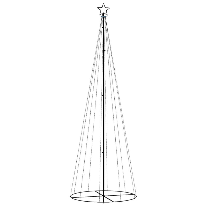 LED Indoor / Outdoor String Lights, 70 x 180 cm (Diameter x H), Blue