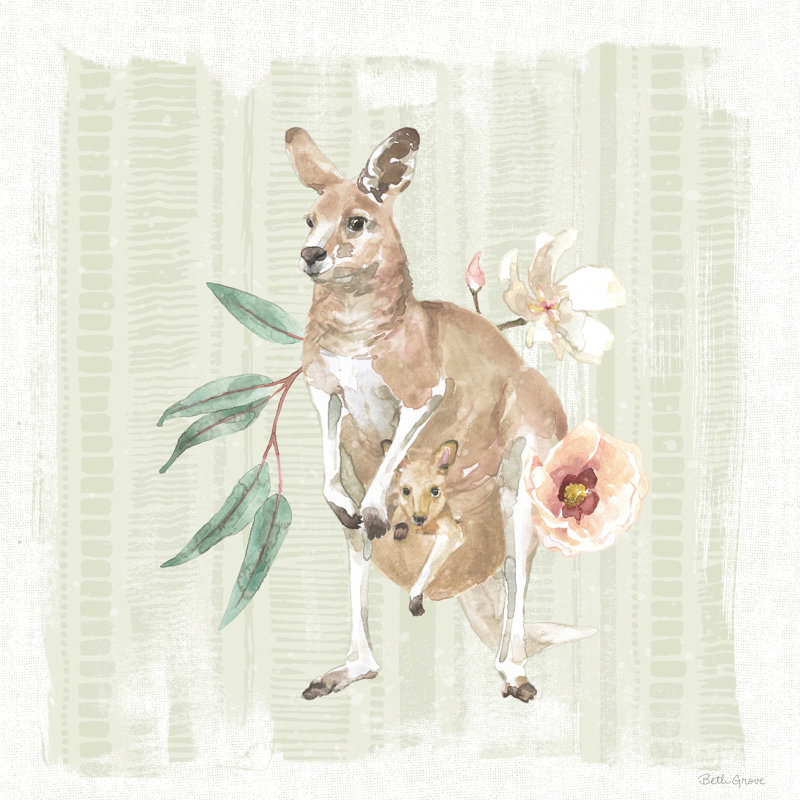 " Aussie Love V ", 12" H x 12" W, No, Wrapped Canvas