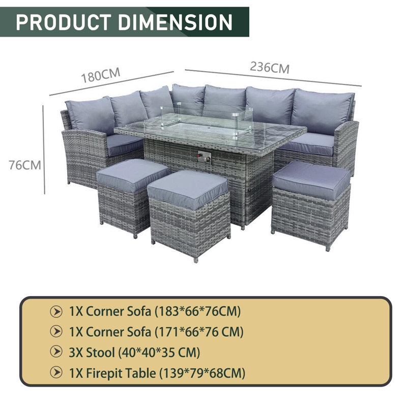 Mcdowell 180cm Wide Outdoor