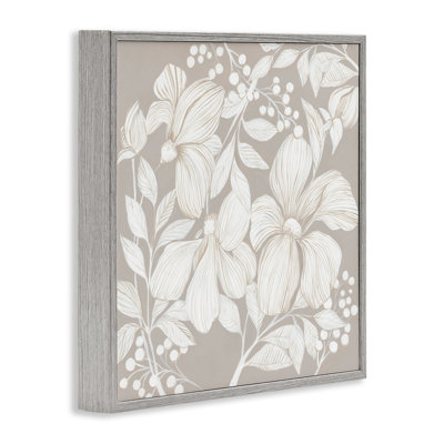 Botanical Symphony Neutrals, estampe numérique, design par Hannah Dawson