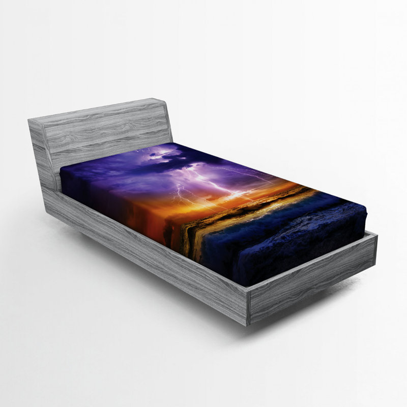 Drap ajusté nature, Drap-housse de taille simple