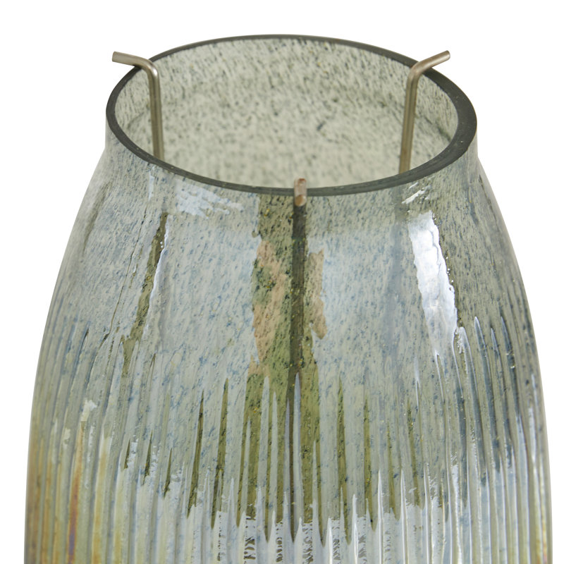 8.85'' H Glass Tabletop Hurricane