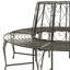 Agustin Steel Outdoor Bench