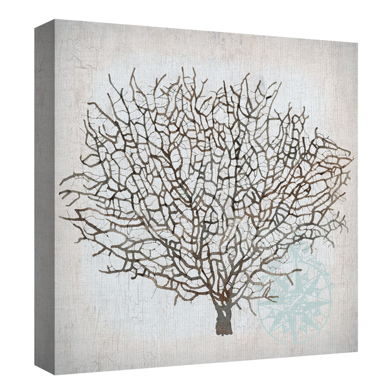 Nautical Coral Crop - reproduction sur toile tendue