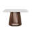Kendall 46" Solid Wood & Terrazzo Square Dining Table