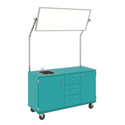 Stevens ID Systems 59'' L x 24'' W Rectangle Laminate Instructor's Desk