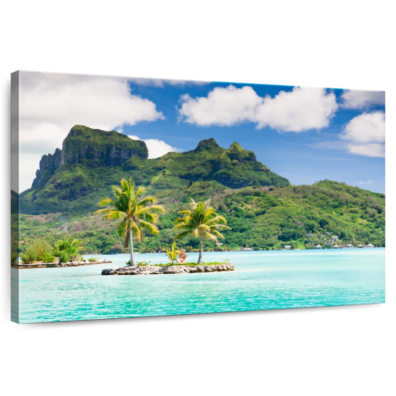 Gillard Bora Bora Tiki Islet, H 30 po x l 45 po