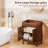 24" Lafayette, Mid-Century Lafayette Cabinet With 2 Soft Closing Doors, Freestanding Bathroom Cabinet, Particleboard Frame With Wood Grain Laminate (Sink Not Included)-129814942