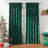 Christmas Snowflake Rod Pocket Velvet Curtains for Living Room-800206852-787421479