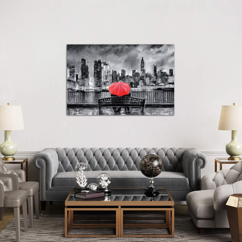 NY In Love - Wrapped Canvas Painting, 101.6 cm H x 66.04 cm W x 1.91 cm D, Open Frame/Gallery Wrapped