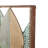 Wood Cutout Leaf Home Wall Decor with Green and Black Metal Wire Accents