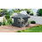9.6 x 9.6 ft Pop Up Canopy Tent with Sidewalls, One Button Push Setup, UPF50+ Outdoor Portable Instant Canopy Shelter with Carry Bag, Sandbags, Adjustable Height for Parties Events, White-123817729