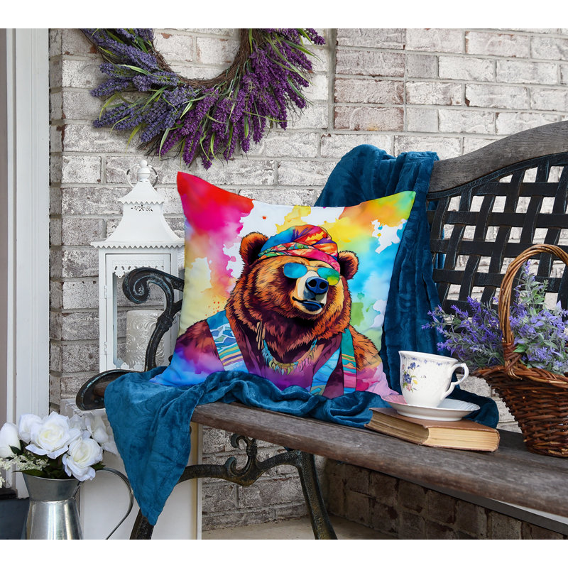 Coussin Hippie, H 18 po x l 18 po