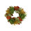 25" Hydrangea And Heather Fall Wreath With Bows
