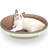 Oval Large Cat Scratcher Cardboard Bed Lounger Couch, Cat Scratching Board Lounge Box Durable, Corrugated Cat Scratch Pad For Indoor Cats Furniture Protector 19.5"
