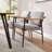 Modern Upholstered Dining Chair With Armrests And Backrest, Stylish Dining Chair With Removable Upholstery-1935926071
