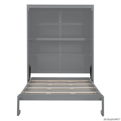 Lit escamotable mural avec tablettes Murphy