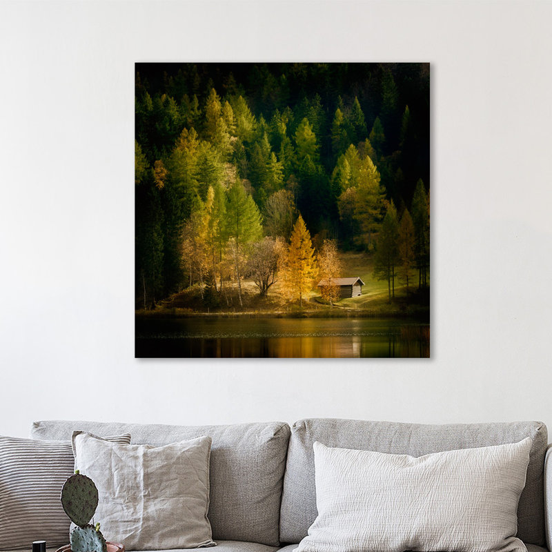 «Nature Art Color I» par Uwe Steger, reproduction sur toile, H 48 po x l 48 po x P 1,5 po