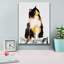 Art mural sur toile Epic Graffiti «Watercolor Cat On Table B» par Jean Plout-110881315
