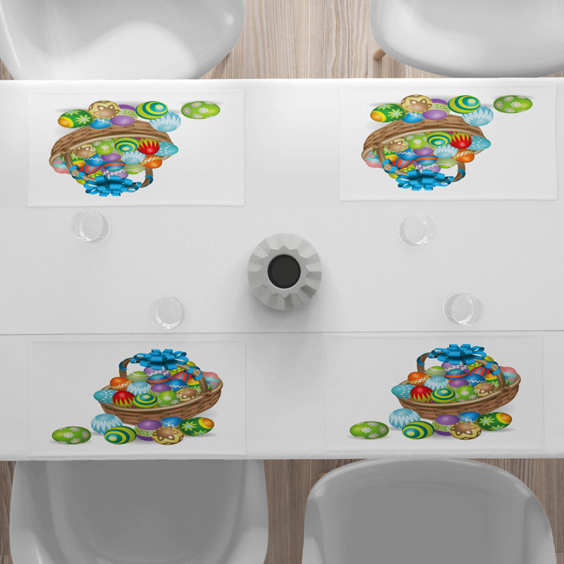 Polyester Abstract Rectangle Placemat