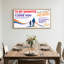 «Dad and Daughter Silhouette Colorful Rainbow Ribbon Citation», art mural sur toile-1305851327