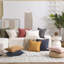 Housse de coussin en lin délavé texturé Boho Farmhouse-856874373-832485197