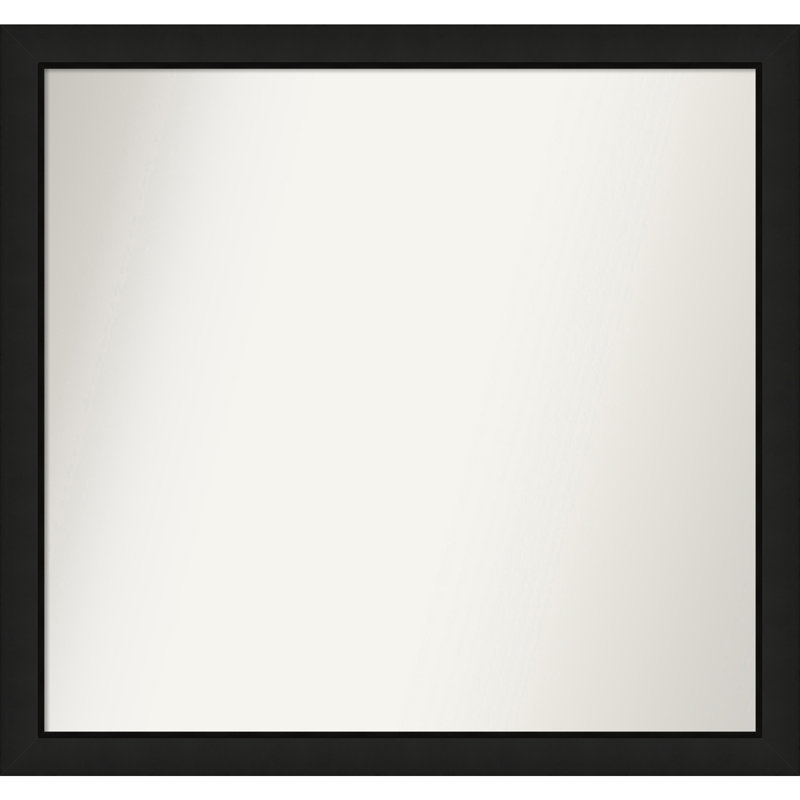 Phil Solid Wood Wall Mirror, Rectangle, 31.25" x 33.25"