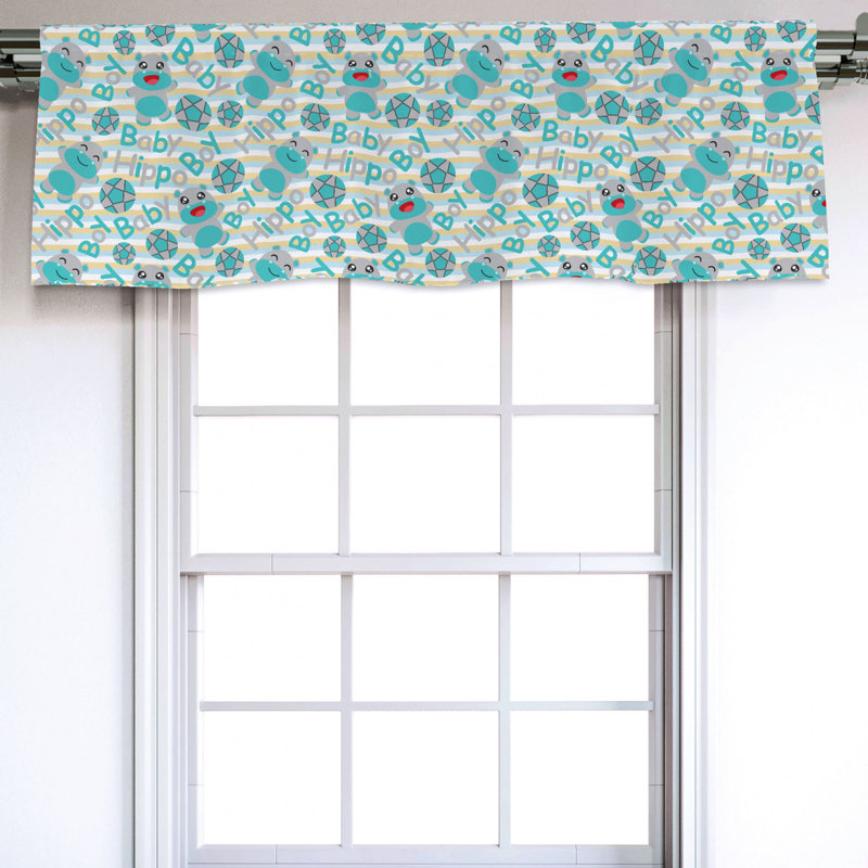 Sateen Ruffled Window Valance