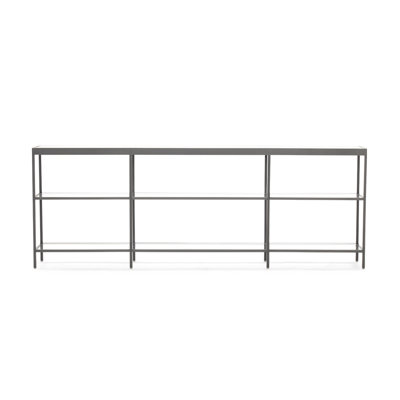 Vienna Low Bookcase W/ Glass Top